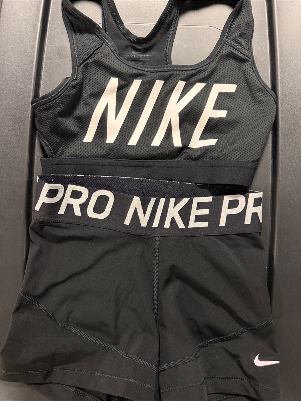 Nike Black Kids Pro Dri-FIT Athletic Shorts